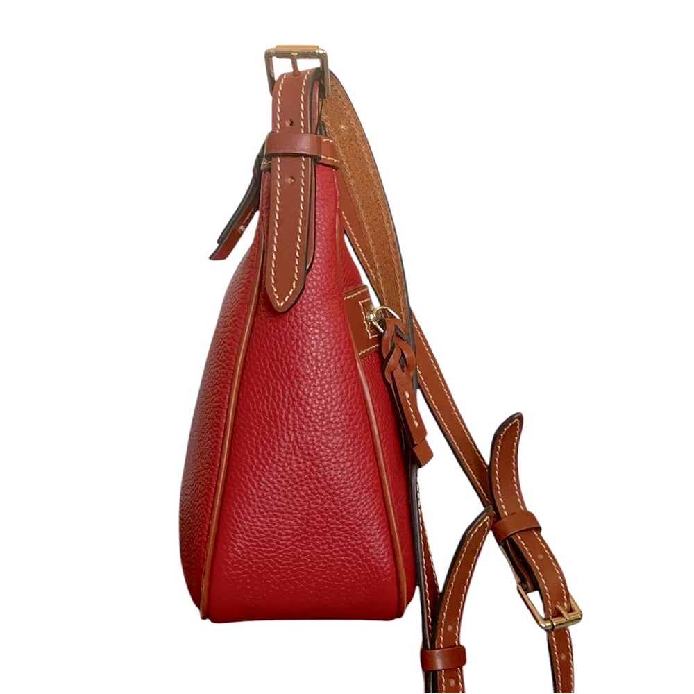 Dooney & Bourke Presley Pebble Leather Crossbody W/ Adjustable Shoulder Strap - Picture 7 of 9